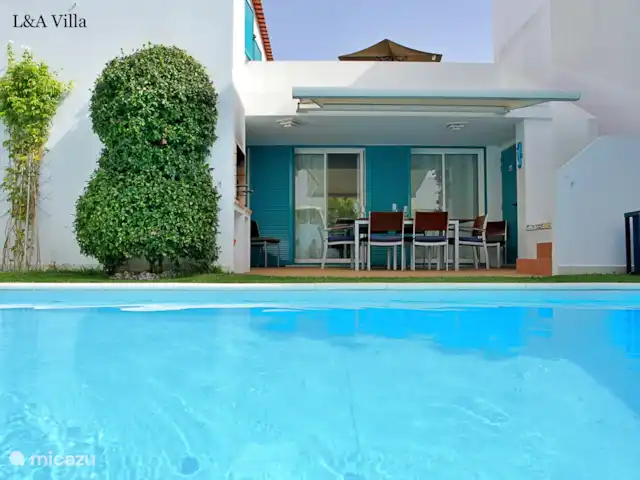 Location de Vacances Portugal, Algarve, Portimão, villa - Villa L&A piscine privée chauffée Vue de la maison du jardin