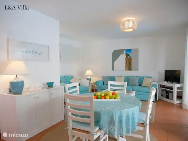 Location de Vacances Portugal, Algarve, Portimão, villa - Villa L&A piscine privée chauffée Salle à manger - vue piscine - rez-de-chaussée