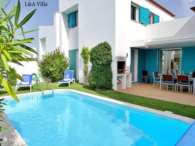 Casa vacacional Portugal, Algarve – casa paredada Villa L&A piscina priv climatizada