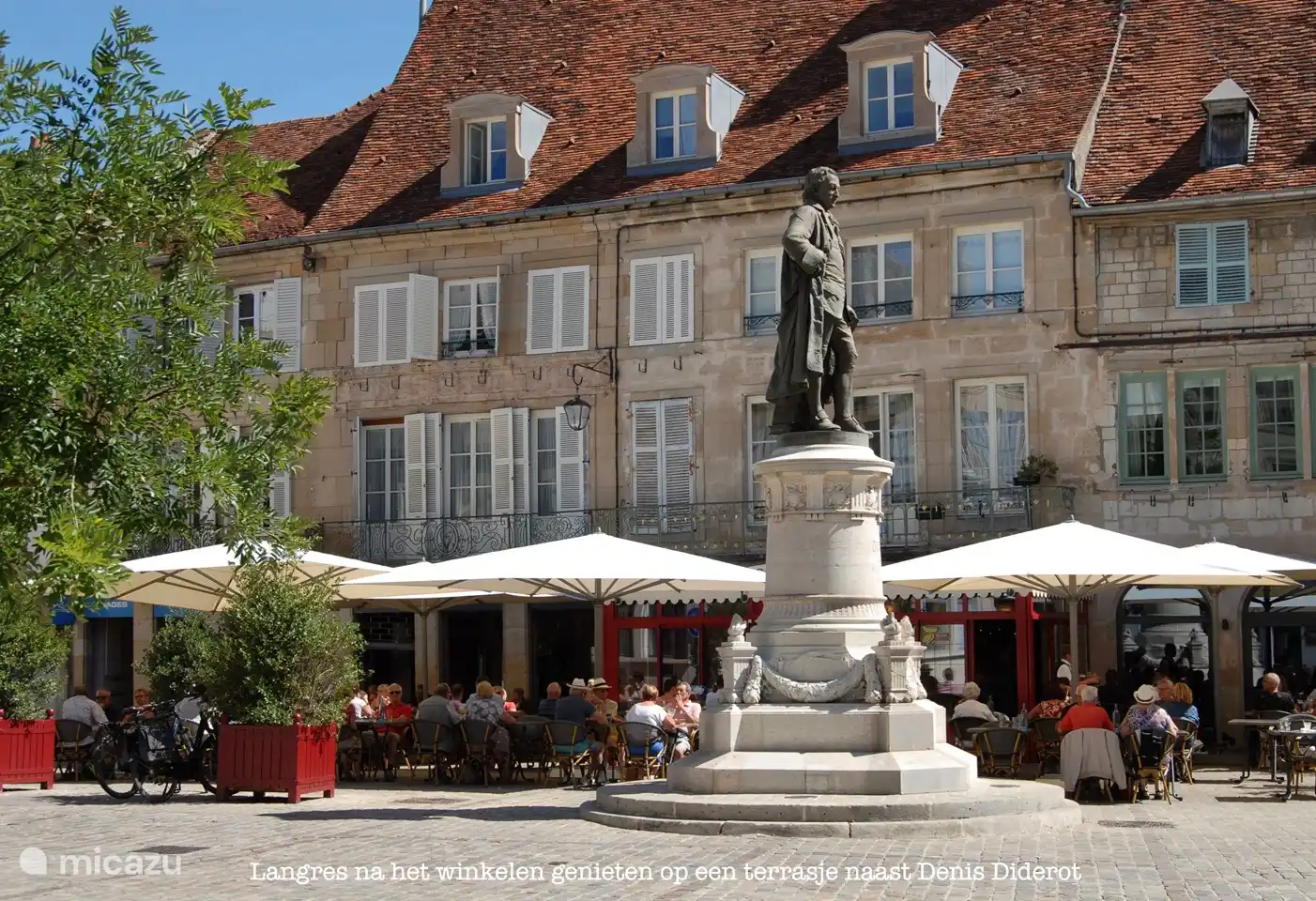 Langres, enjoy on a terrace next to it
Denis Diderot