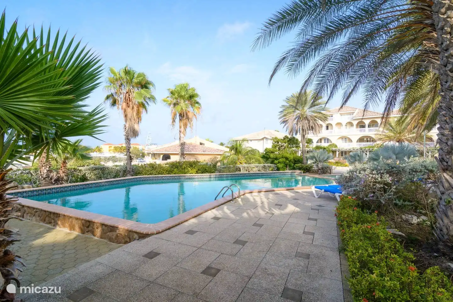 Communal swimming pool with a separate children's area