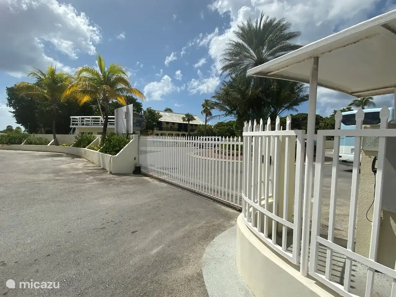 Secure entrance to Curacao Ocean Resort