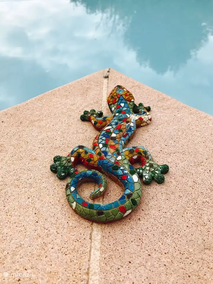 Decoration at swimming pool