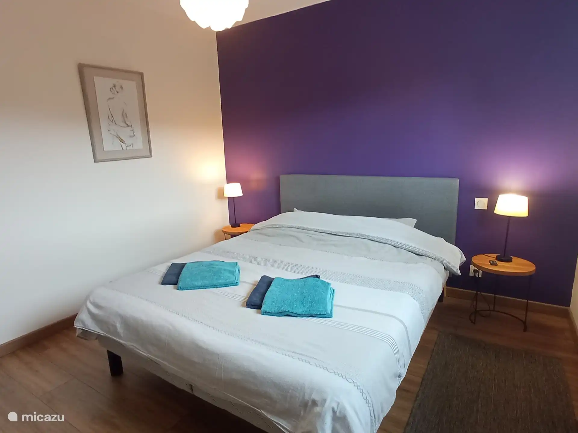 Master bedroom: bed 1.60x2.00