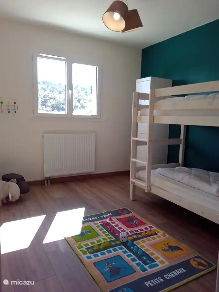 Children's room with bunk beds