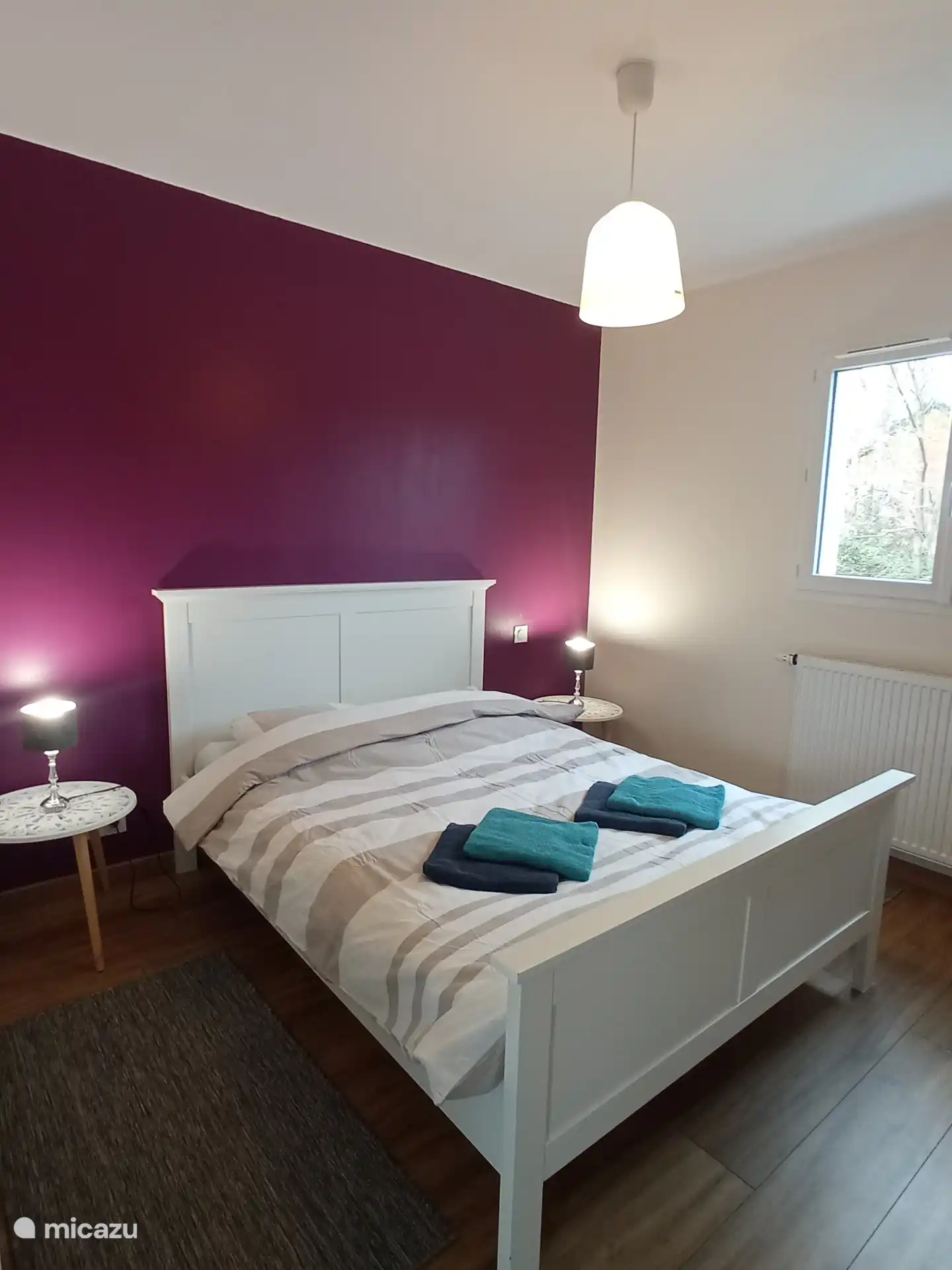 Second bedroom with double bed