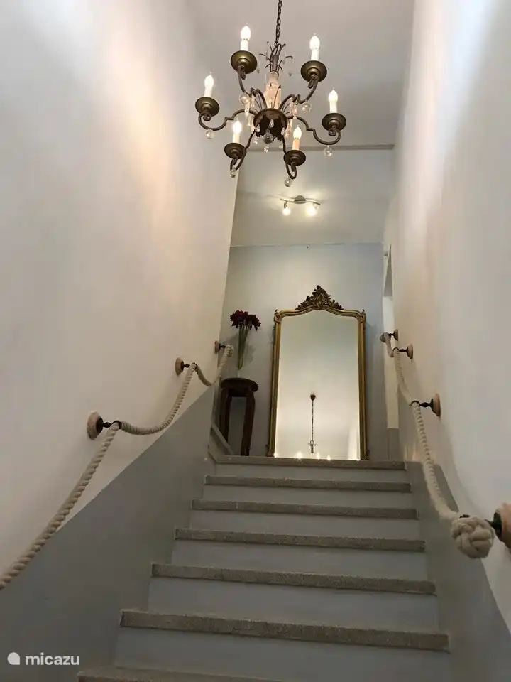 les escaliers des chambres d'hôtes