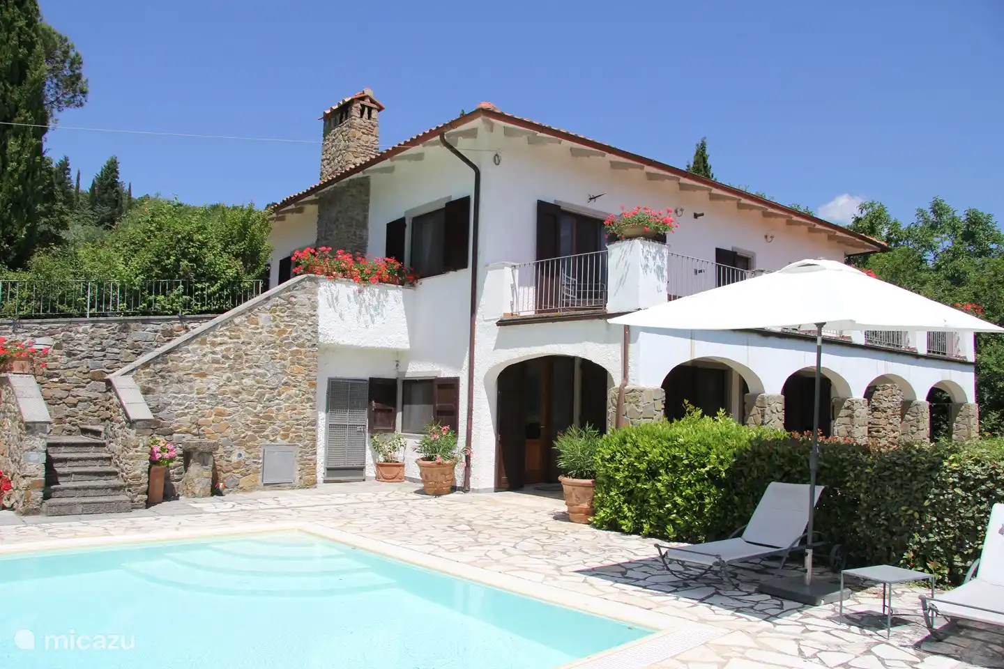 Ferienvilla in der Toskana in Italien, Toskana, Loro Ciuffenna - villa