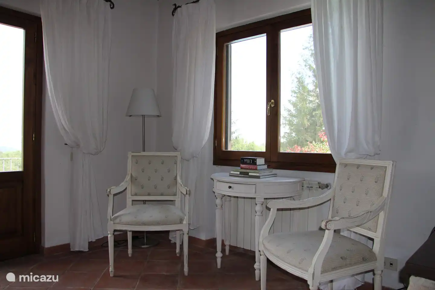 Sitzplatz im Wohnzimmer im Obergeschoss