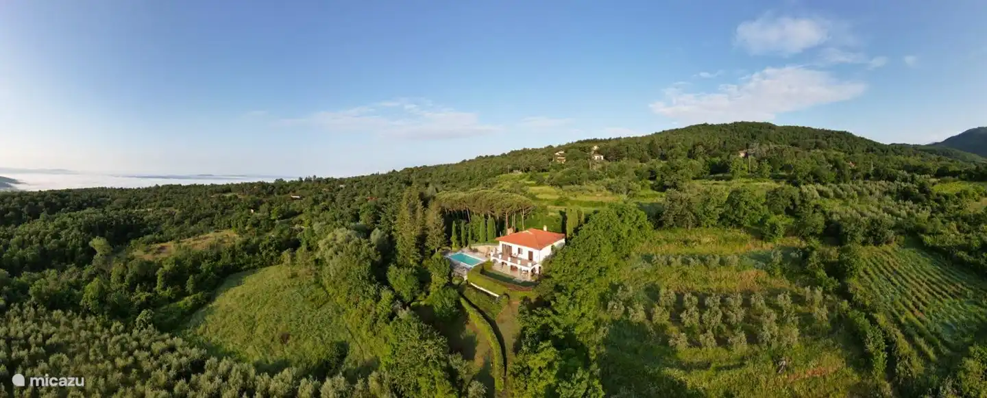 Villarosa aus der Luft