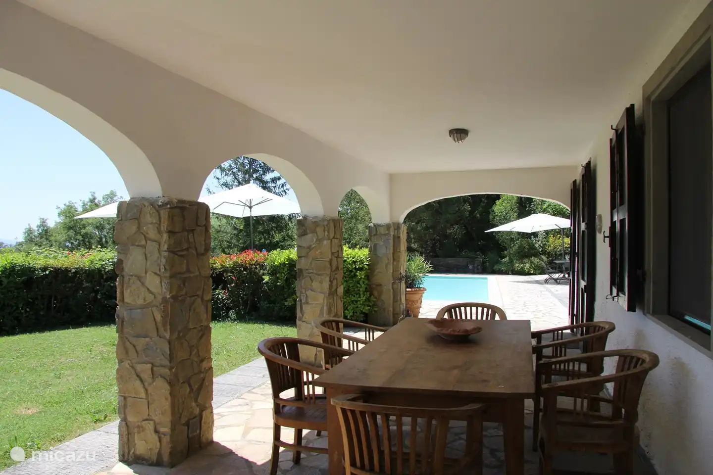 Ein wunderbar kühlender Ort 'unter den Bögen'