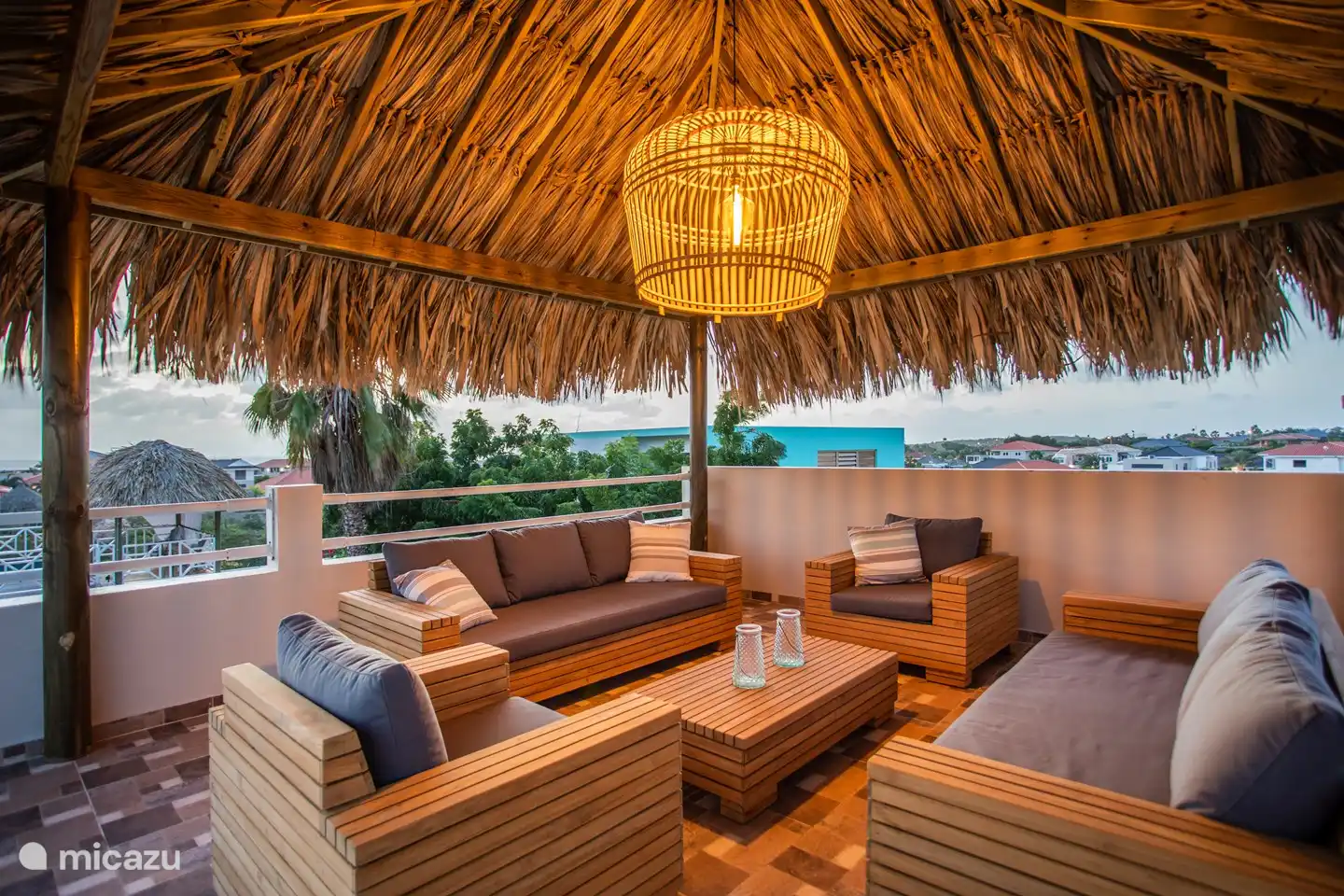 Luftige Palapa auf dem Dach der separaten Wohnung / Schlafzimmer 4.