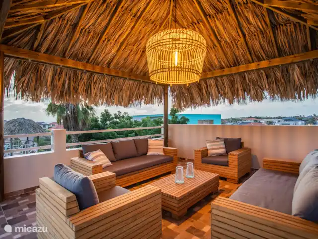 Villa Kas Solo | Curaçao, Banda Ariba (est), Vista Royal - villa Palapa Breezy sur le toit de l'appartement séparé / chambre 4.