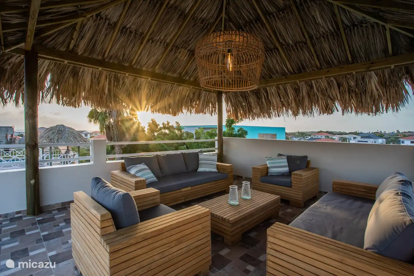 Luftige Palapa auf dem Dach der separaten Wohnung / Schlafzimmer 4.