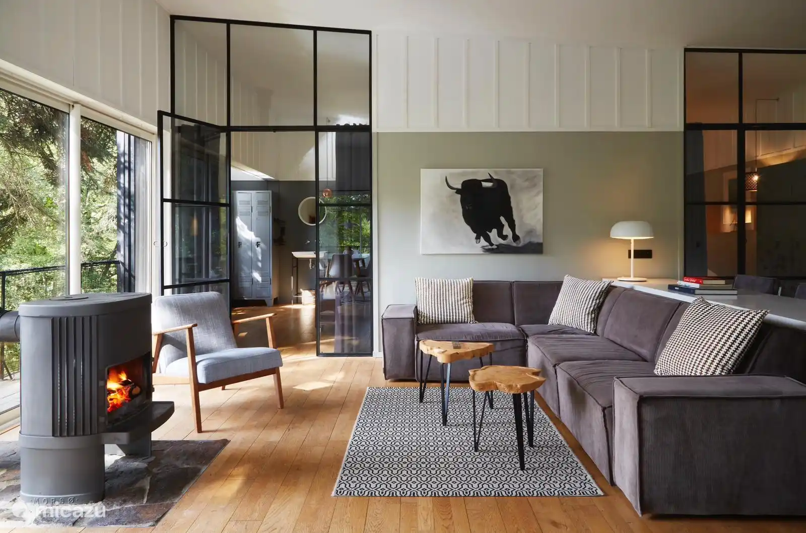 Das Wohnzimmer. Der zentrale Punkt des Hauses.