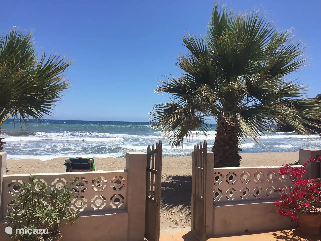 Budget, Espagne, Costa Cálida, Mazarrón, maison mitoyenne Casa Anavicente sur la plage.