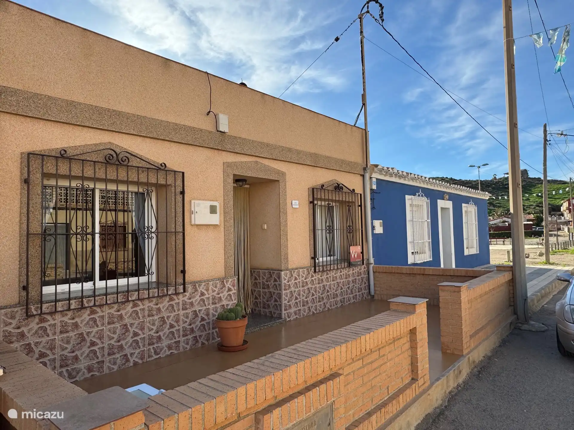 Casa Anavicente dans le paisible Puntas de Calnegre. Toujours une place de parking pour votre voiture devant la maison.