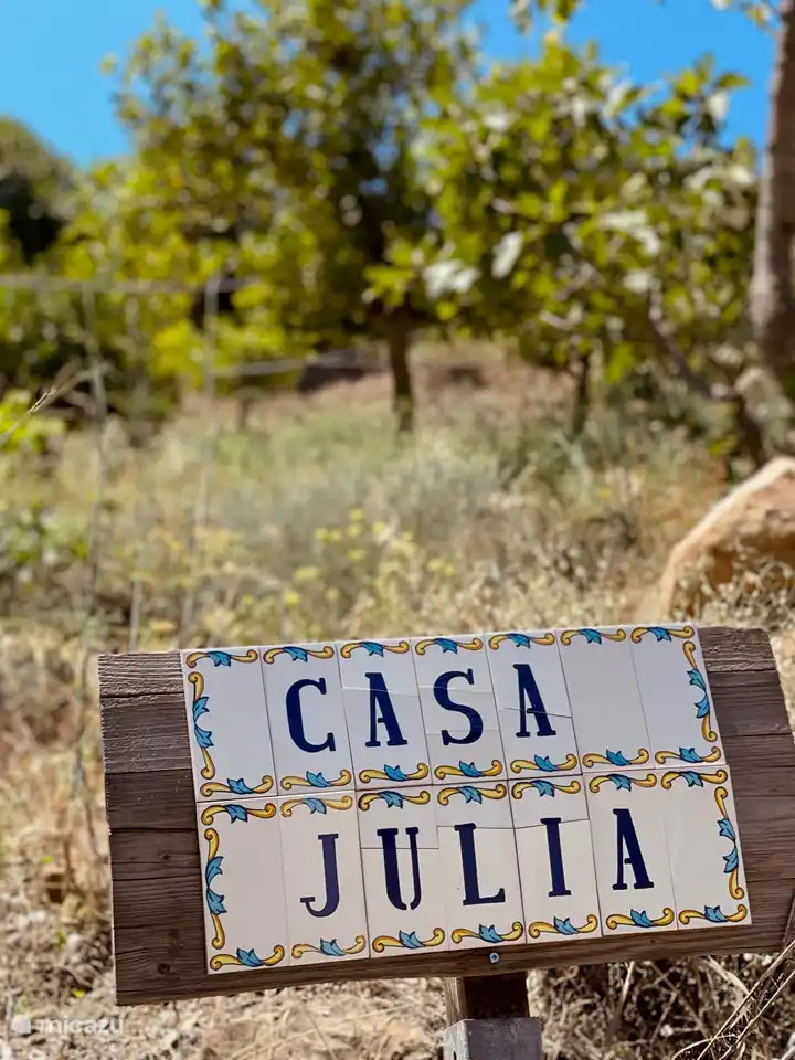 Zufahrtsschild zur Casa