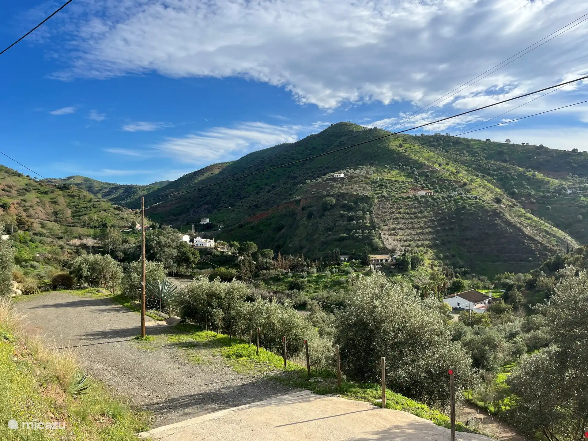 Blick auf den Berg von der Casa aus