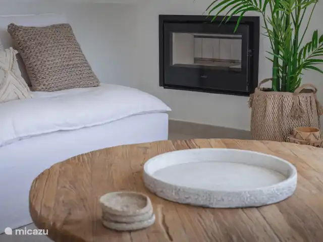 Maison Grande | Espagne, Costa Blanca, Jávea - villa Salon avec poêle à bois