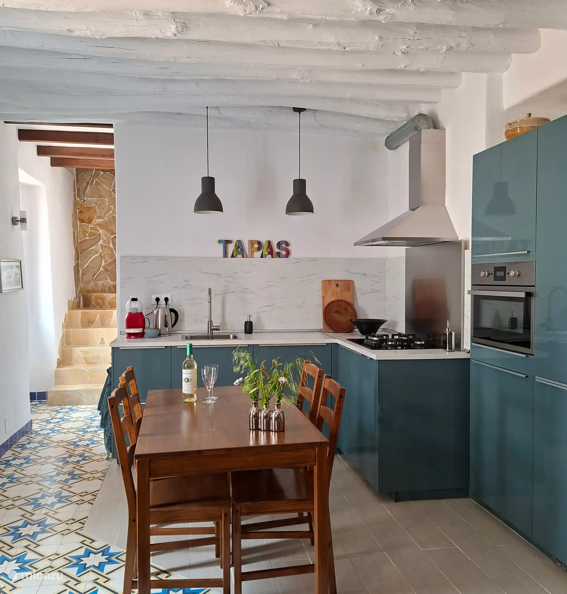 Moderne open keuken.
