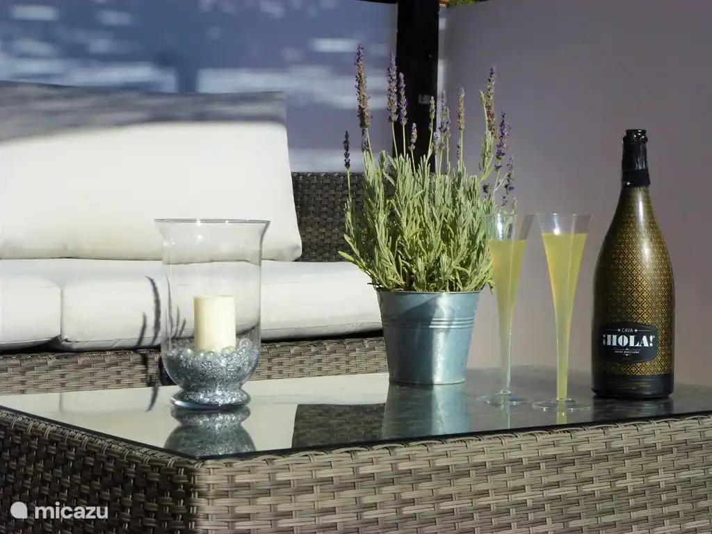 Tijd om te relaxen bij de lounge area.