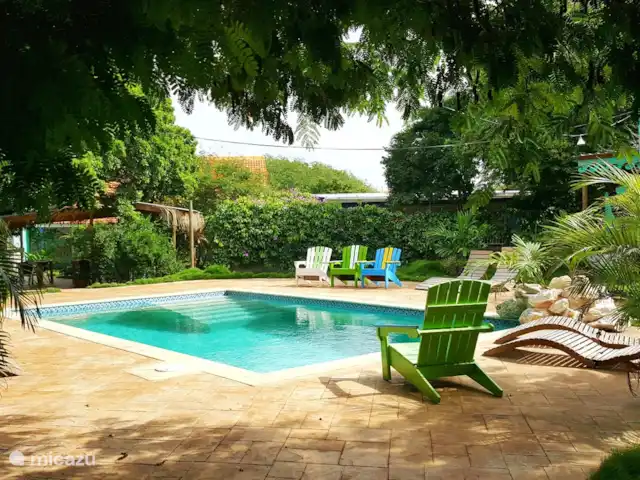 Tortuga huren in Curaçao, Curacao-Midden, Sint Michiel - blokhut / lodge Zwembad