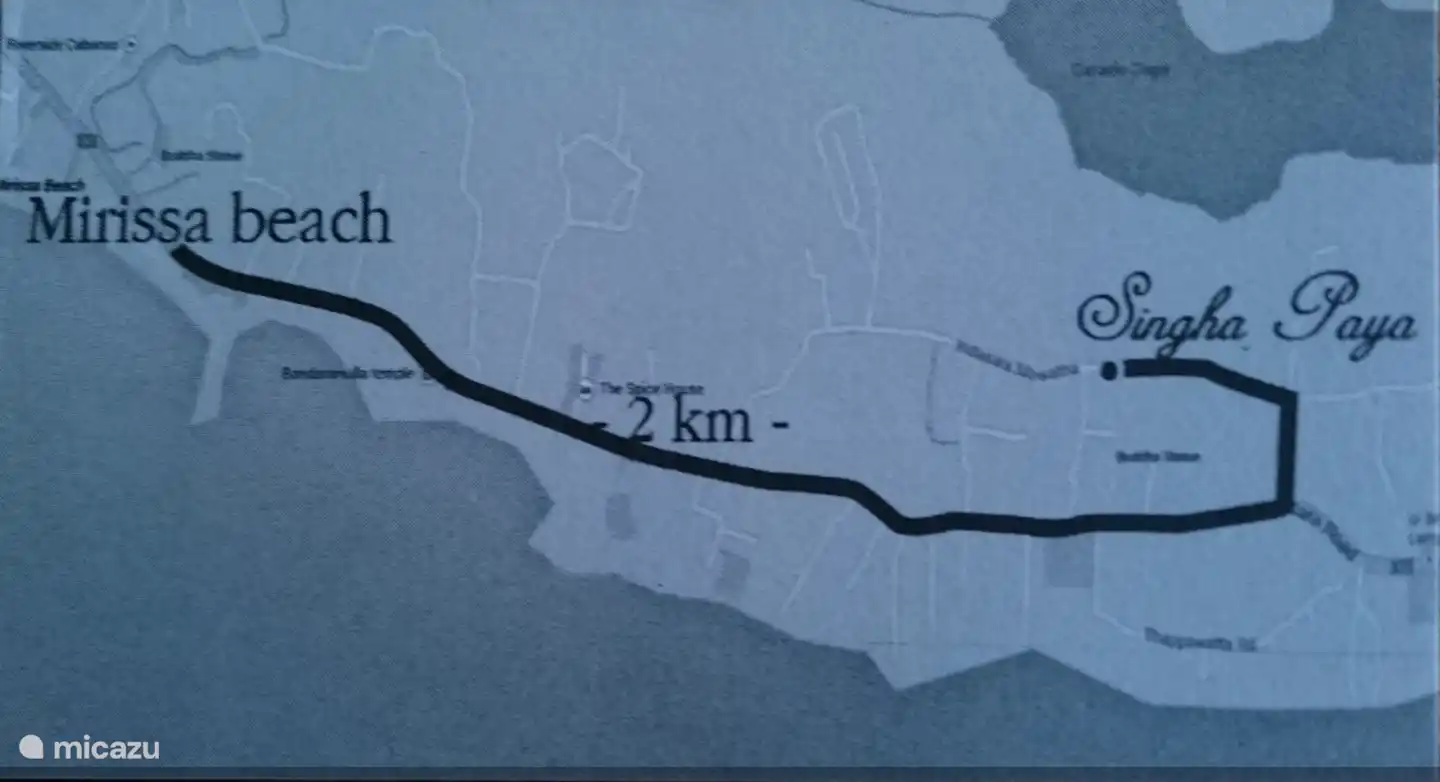 Routenplaner von Singha Paya nach Mirissa Beach