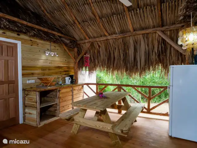 Flamingo huren in Curaçao, Curacao-Midden, Sint Michiel - blokhut / lodge Kitchenette