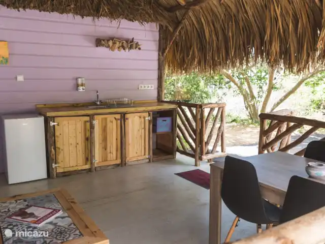 Kunuku | Curaçao, Curaçao-Centre, Sint Michiel - cabane en bois / lodge Kitchenette