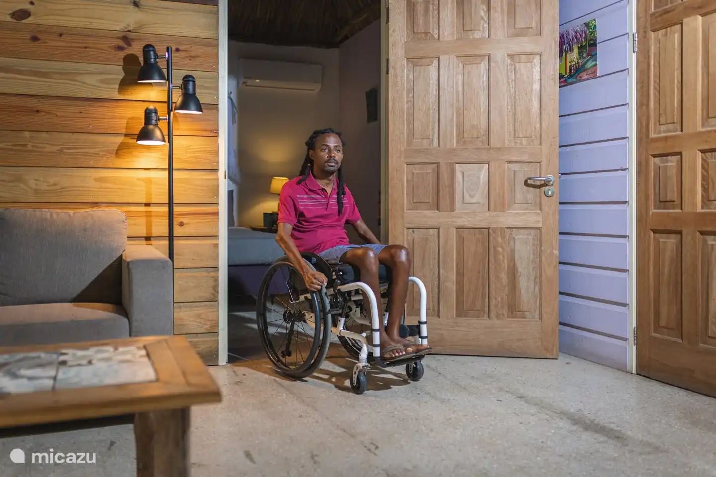 Accessible aux fauteuils roulants