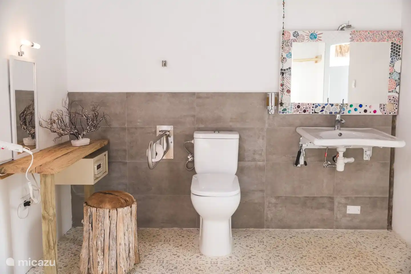 Salle de bain adaptée