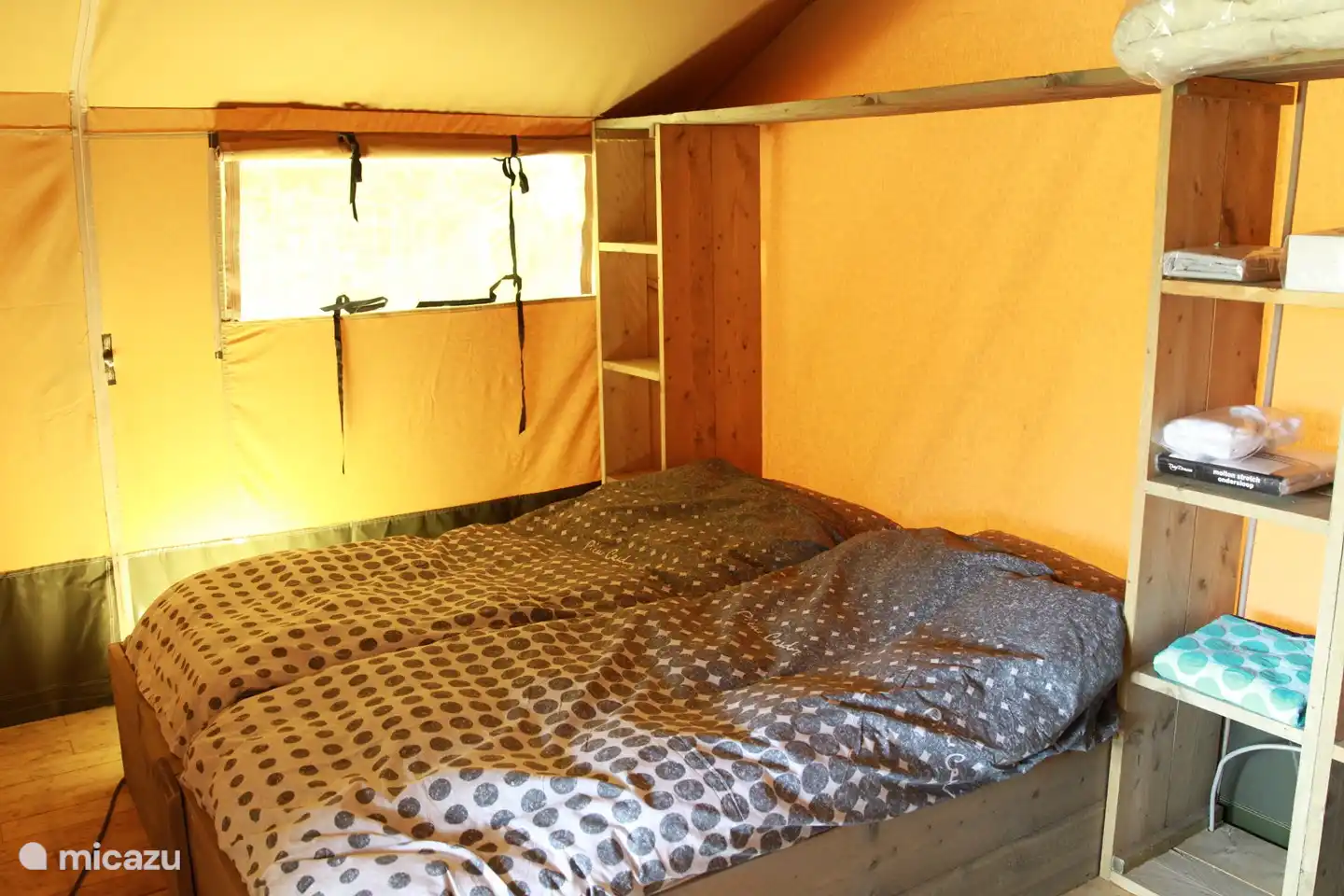 Sleeping place for 2 people.