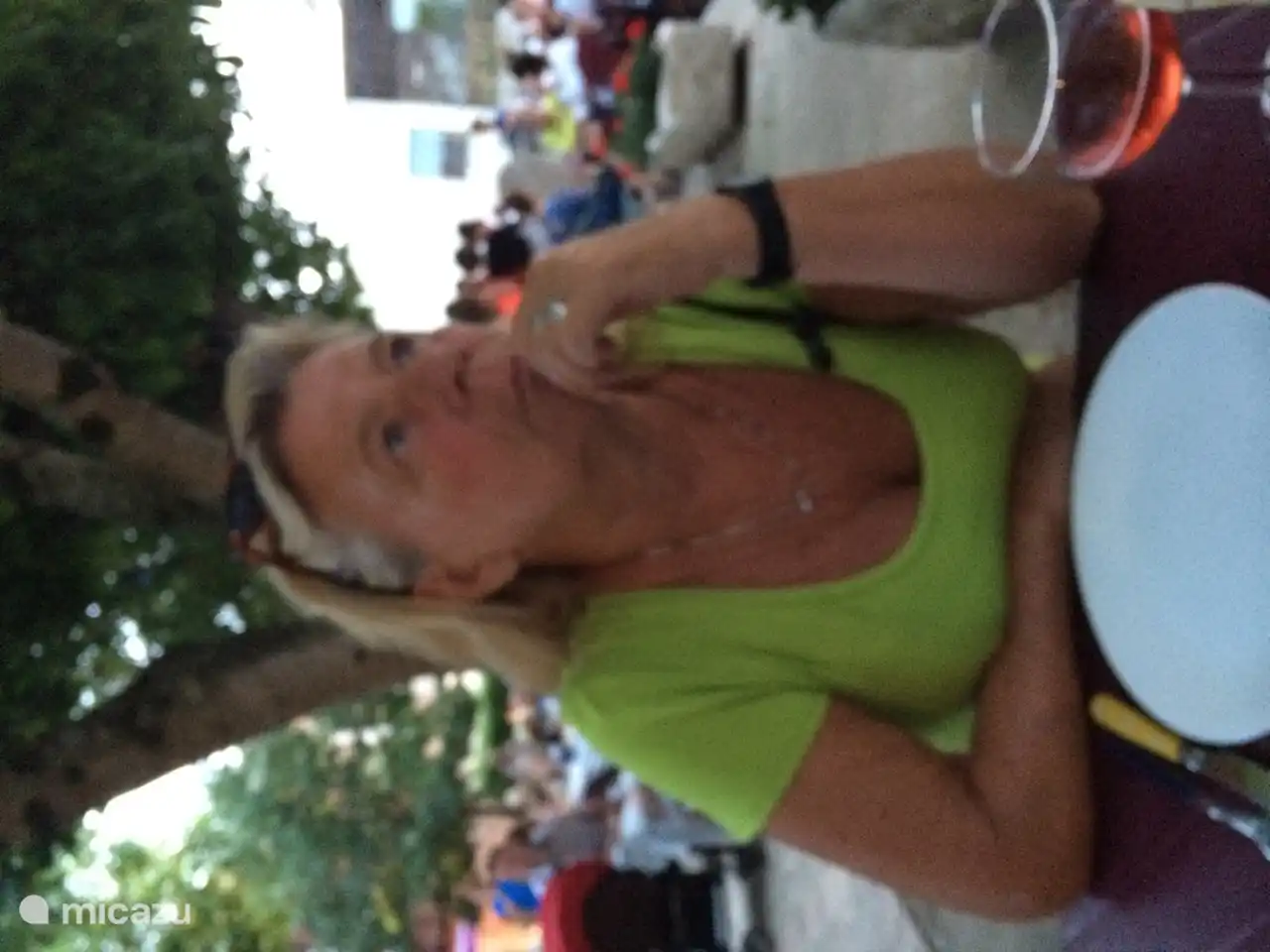 Gerda on the marche nocturne