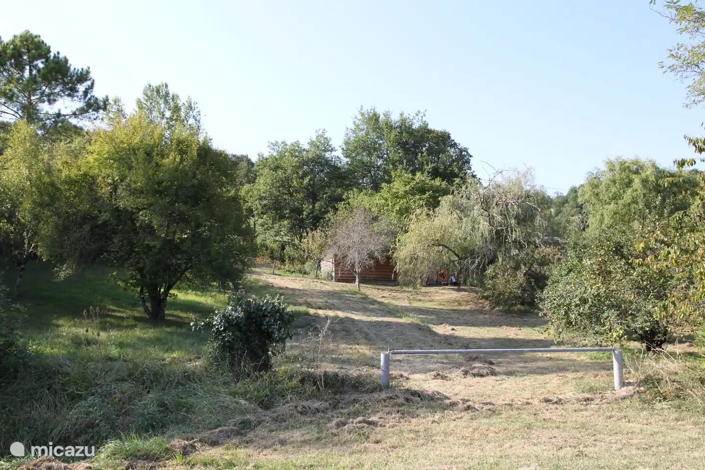 start of the site from the road