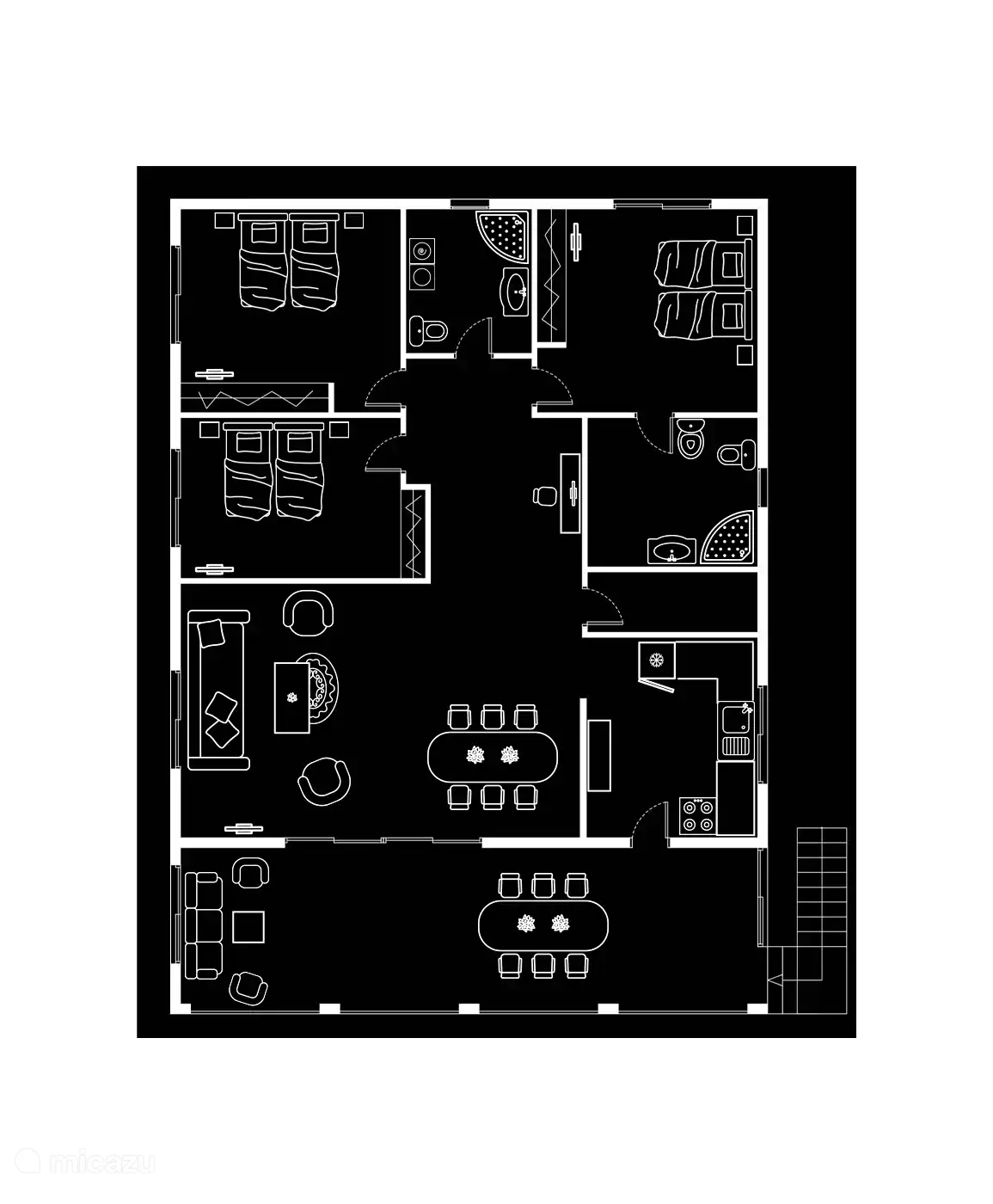 Grundriss der Wohnung