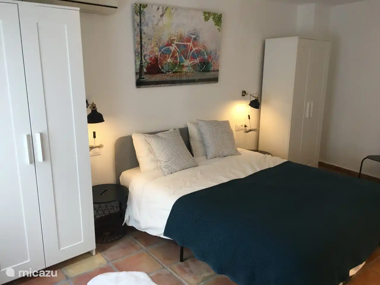 Slaapkamer op de eerste etage.