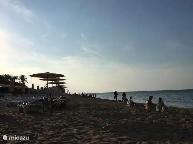 Casa Elisabeth en España, Costa Blanca, Dénia - vivienda urbana foto de verano:
La playa en la tarde.