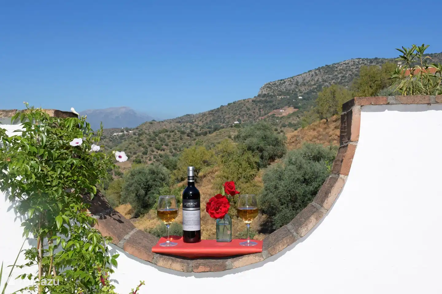 Aber zuerst ein Aperitif 'mit Aussicht'.