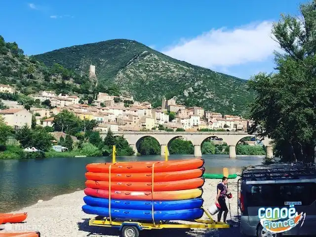 La Bellion en Francia, Hérault, Roquebrun  - casa vacacional Base canoa Roquebrun