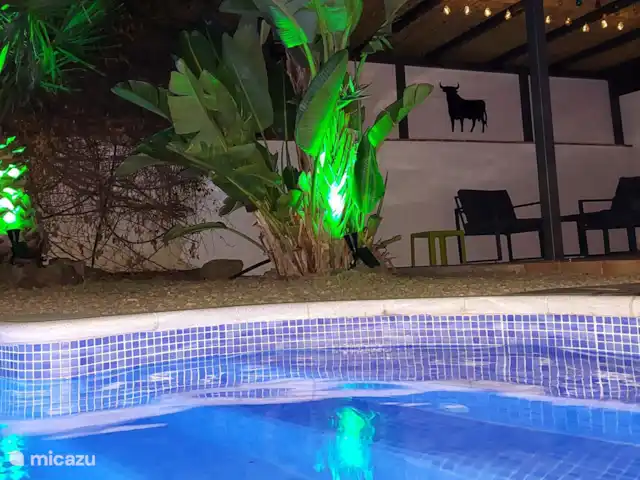 Location de Vacances Espagne, Andalousie, Arenas, maison de vacances - Casa Camaleon Ambiance du soir