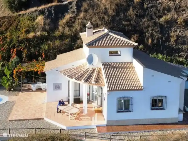 Location de Vacances Espagne, Andalousie, Arenas, maison de vacances - Casa Camaleon maison vue de dessus