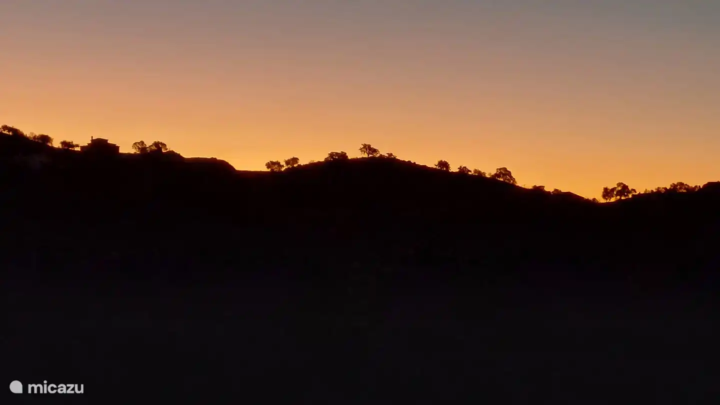 Sonnenaufgangsblick vom Haus