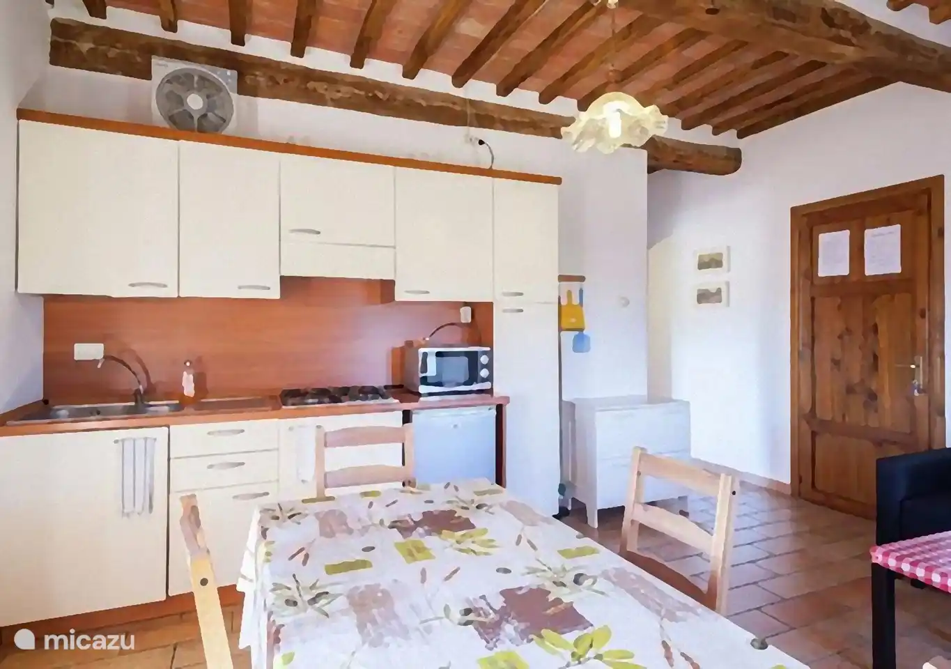 Séjour/cuisine d'un des appartements