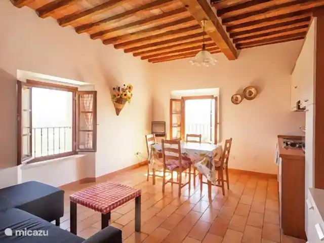 Landhuis in Toscane max. 31 personen huren in Italië, Toscane, Montecastelli Pisano - landhuis / kasteel Woonkamer van één van de appartementen