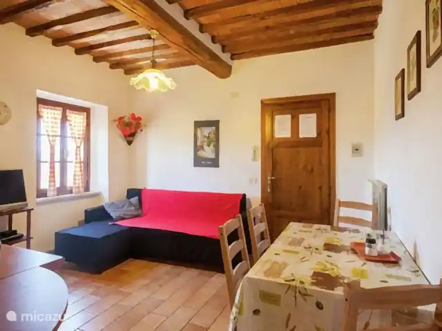 Landhuis in Toscane max. 31 personen huren in Italië, Toscane, Montecastelli Pisano - landhuis / kasteel Woonkamer van één van de appartementen