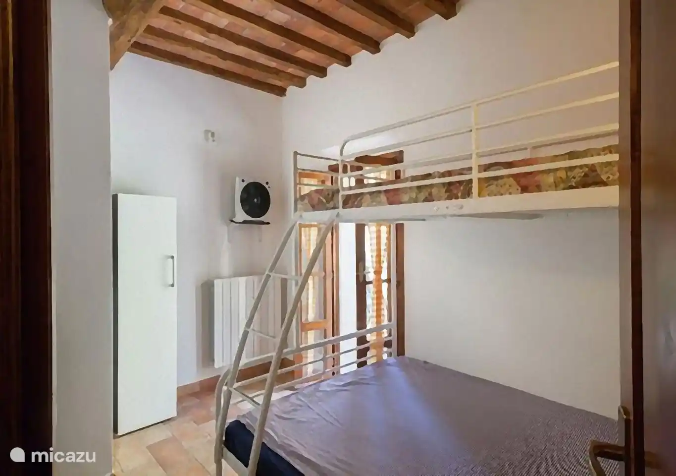 Chambre d'un des appartements