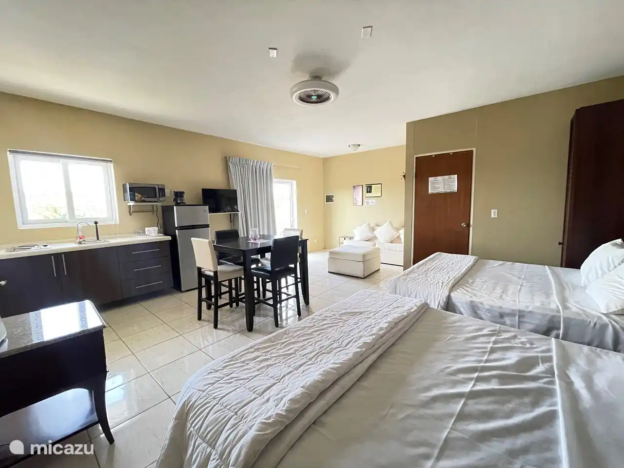 Eine Übersicht über die Aufteilung des Raumes. 