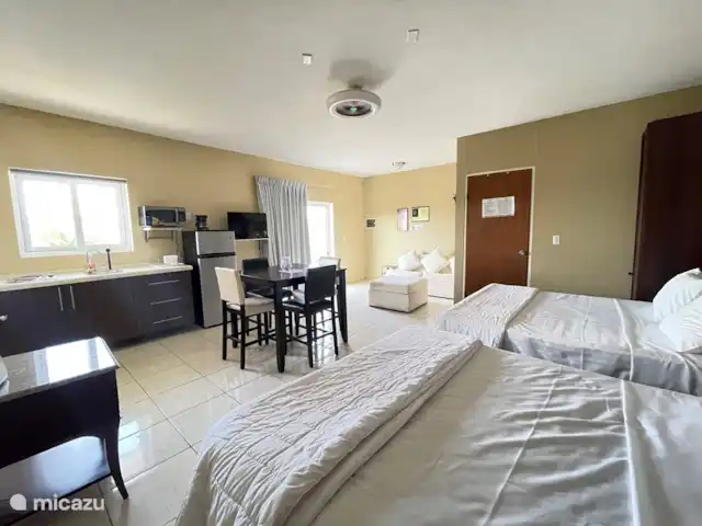 Location de Vacances Curaçao, Curaçao-Centre, Santa Rosa-Scherpenheuvel, studio - Group Garden Getaway, Infrou Un aperçu de l’aménagement de la pièce.