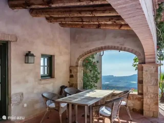 Location de Vacances Espagne, Costa Brava, Platja d'Aro, maison de vacances - Mas Nou 476 Terrasse arrière, côté piscine
